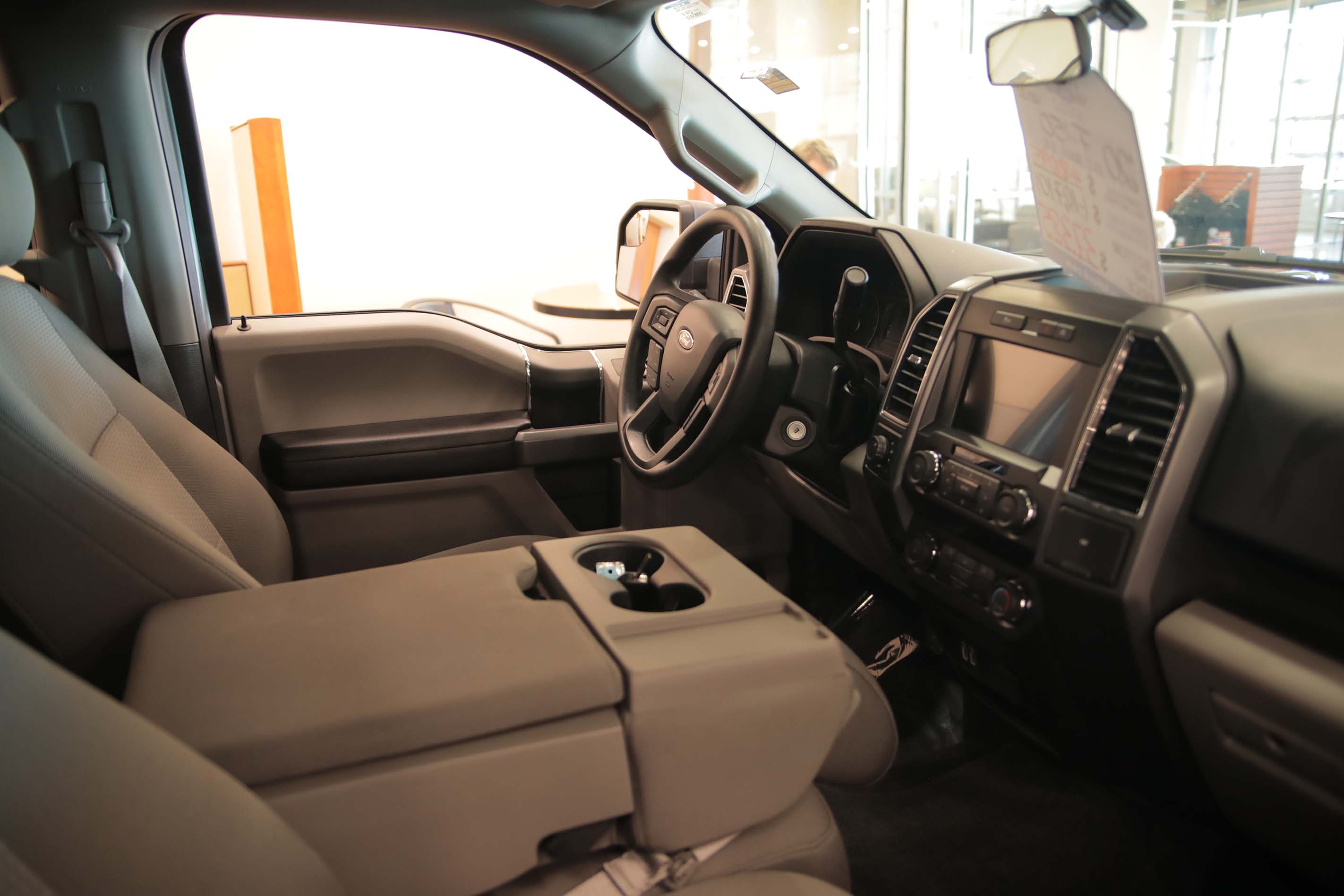 Used truck interior at Fort Dodge Ford in Fort Dodge.