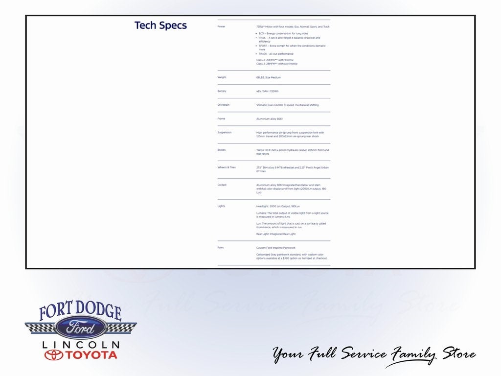 2024 Ford eBike Mustang 60th Anniversary Edition Small
