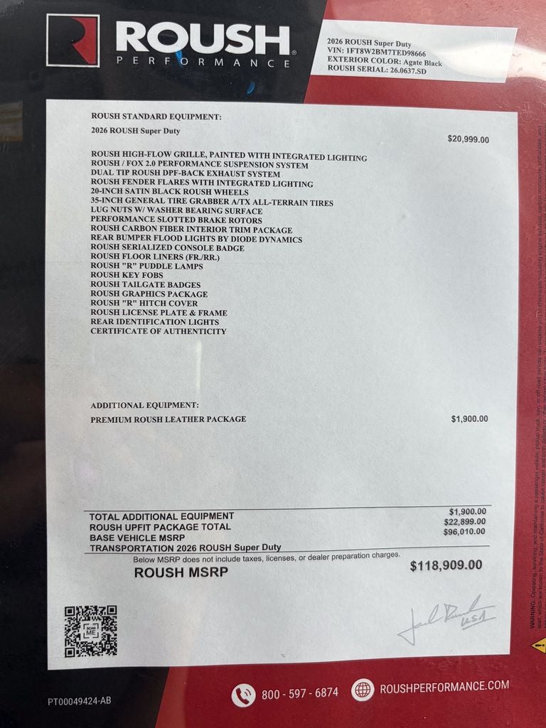 2026 Ford F-250SD Roush