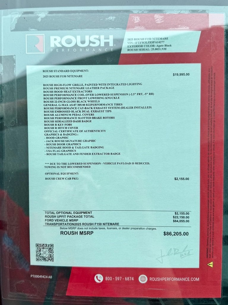 2025 Ford F-150 Roush Nitemare