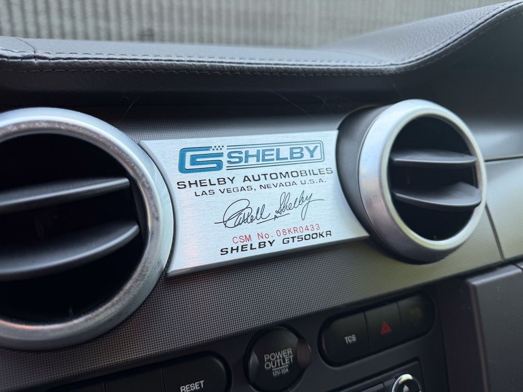 2008 Ford Mustang Shelby GT500 KR