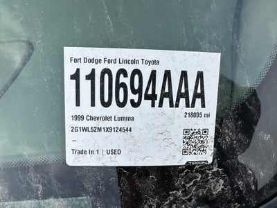 1999 Chevrolet Lumina Base