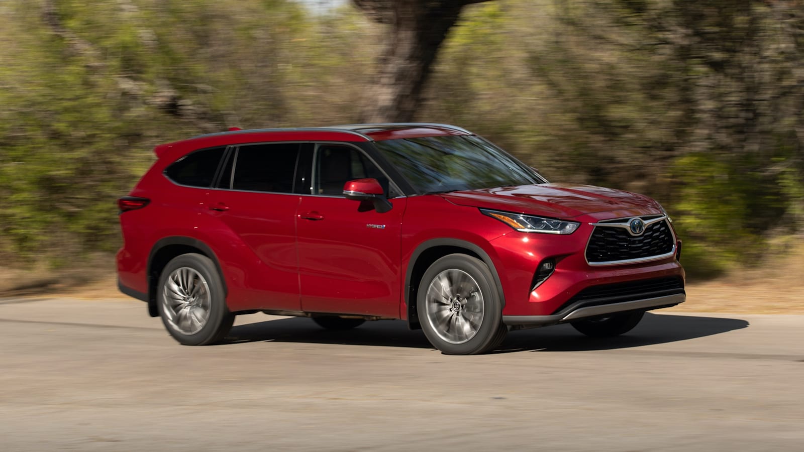 Red 2022 Toyota Highlander