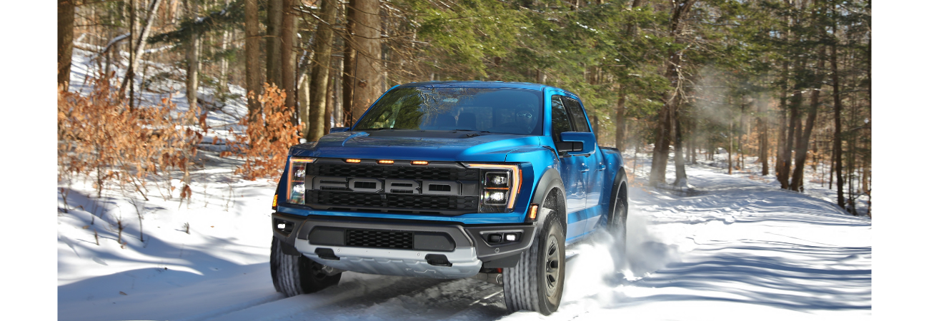 Ford Truck in snow